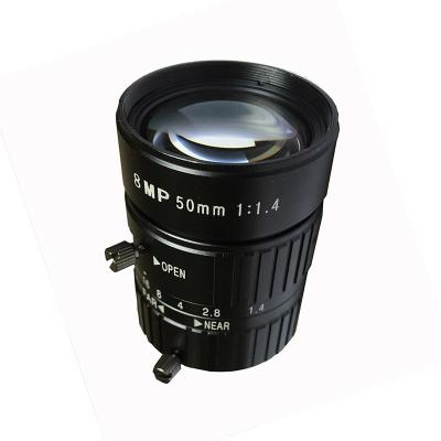 China 8 Megapixel 50mm CCTV C Mount Lens Computer Vision Lens For C Mount Camera Fixed Iris PT3615014FV8MP for sale