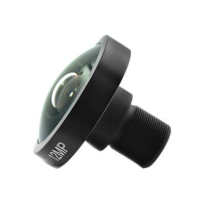 China 4K Fish Lens 12MP Panoramic Fisheye Lens 12 Megapixel 1.85mm 12MP 1/1.8