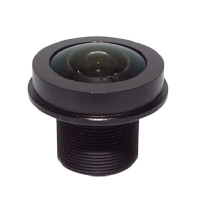 China 1.6mm 5MP M12 mount 180 degree fisheye lens with 4.6mm@180 IMX178 image circle 1/1.8