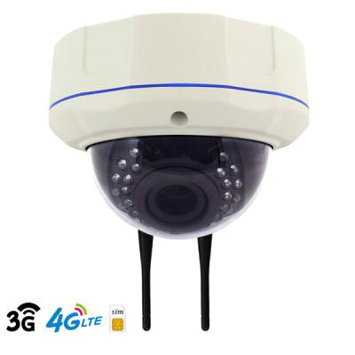 China Vandalproof Security IP Dome CCTV Camera With 3G 4G SIM Card for sale