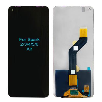 China Original LCD Display Touch Screen Replacement for Tecno spark 2 air 5 lcd 3 4 pro 6 for spark 2 air 3 4 5 pro 6 for sale