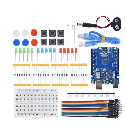 China . ONU R3 Mini Breadboard LED Jumper Wire Button For Arduino Diy Kit School Education Lab Starter Kit For TZT for sale