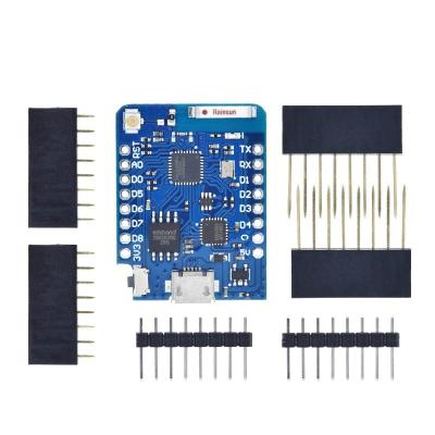 China . TZT WEMOS D1 Mini Pro 16M 4M Bytes External Antenna NodeMCU Connector Based ESP8266 CP2104 CH9102 WIFI Development Board for sale