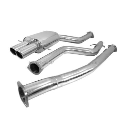 China Sport Racing 2021 High Quality Dual Rear Exhaust Device Car Stainless Steel Muffler Tips for sale