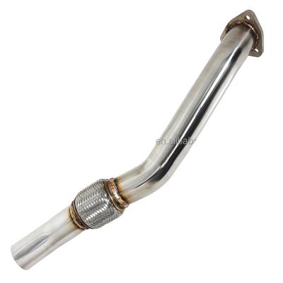 China Sport Racing Long Single Outlet Car Exhaust Pipe Pickup Steel Welding Exhaust Tip Universal for sale