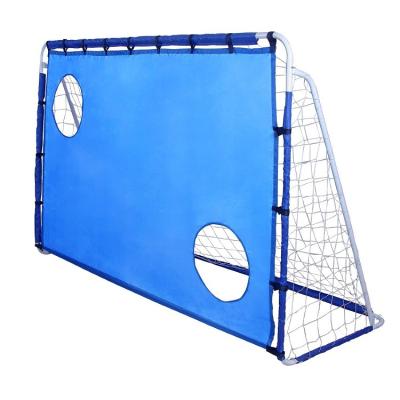 China New Easy Assembly Professional Target Shot Portable Outlet Team Training Kids Football Goal Soccer Goal for sale