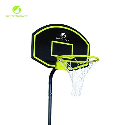 China Professional PE Steel Easy View Assembly Pole Mini Adjustable High Grade Basketball Hoop Outdoor Stand for sale