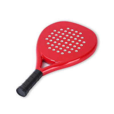 China Professional Padel OEM ODM Carbon Fiber Beach Tennis 3K 12K 18K Padel Racket Custom for sale