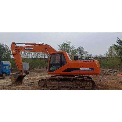 China DOSAN Cheap Building Material Stores Used Crawler Excavator DH200LC-7 Crawler Excavator Machine for sale