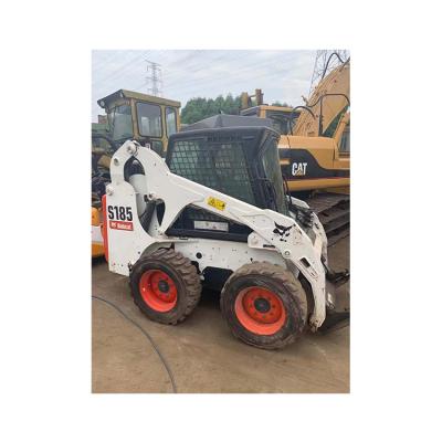 China Building material shop top quality mini skid steer loader BOBCA S185 used skid steer loader for sale