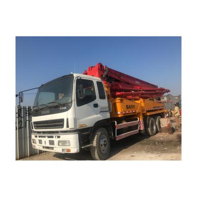 China Building Material Shops Outstanding Quality SANNY 37M Used Concrete Pump Truck for sale