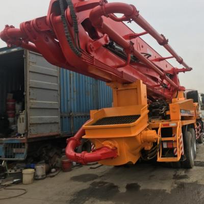 China Building Material Shops JIUHE Concrete Pump 37m Concrete Pumps China Truck Max Philippines Power Parts Sales Technical Video Ccc UNIQUE JIUHE for sale