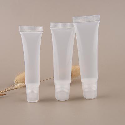 China 2021 Cosmetic Screen Printing Custom Plastic Squeeze Tube Empty 8Ml Lip Gloss Containers Tube Packaging for sale