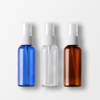 China 2021 Hot Sale Cosmetic Bottle 10ml 20ml 30ml 50ml 100ml 200ml PET Bottles Empty Packaging Alcohol Mist Spray Plastic Bottle for sale