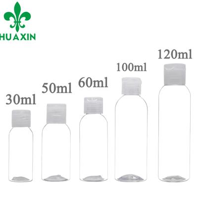 China BEAUTY PACKAGING 30ml-1000ml Flip Top Cap With PET Bottle for sale