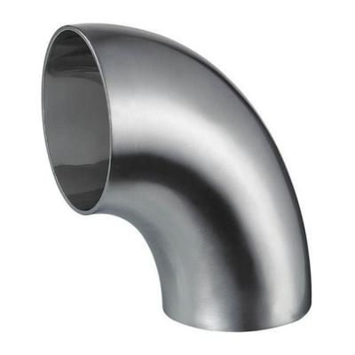 China Pipe Lines Connect 201 304 316L Grade Stainless Steel Fittings 90 Degree Curved Welded Elbow For Round Tube Railing for sale