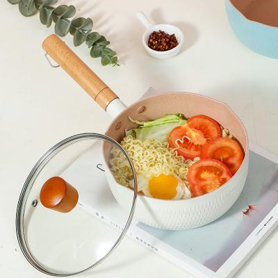 China Viable Hot Sale Non-stick Baby Milk Pan Cooking Multifunctional Household Instant Noodle Pot for sale