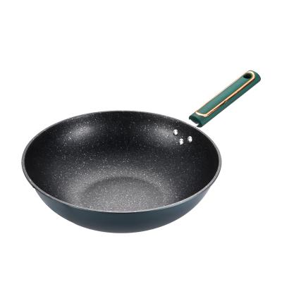 China Viable Die Cast Deep Aluminum Medical Stones Non Stick Ceramic Cookware Set Induction Skillet for sale