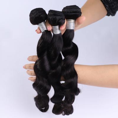 China All Hair Bundles Indian Virgin Hair Unprocessed Virgin Human Hair Top Quality Loose Wave Top Quality for sale