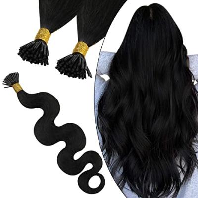 China Silk stragiht prebonded Straight Auburn Wholesale Remy Hair I Tip Keratin Hair Extensions I Tip Raw Virgin Hair for sale