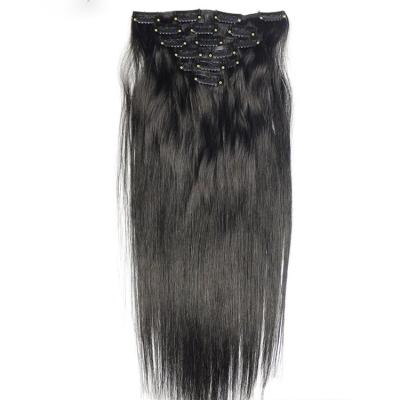 China Straight Straight Hair Clip In Hair Extensions Clip In Hair Extensions 100% for sale