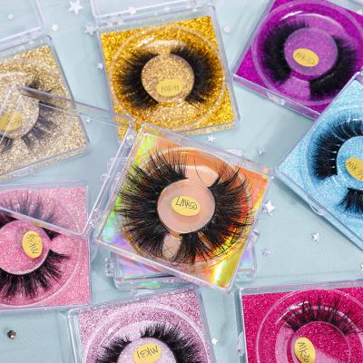 China Long Natural Original Free Shipping Quality 18mm Real Mink Lashes Wimpern Soft Natural Fluffy Korean Factory Production for sale