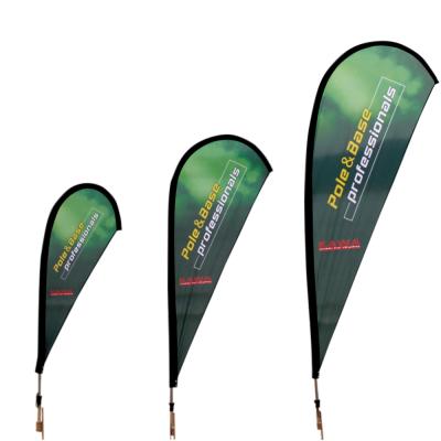 China Health care institutes wholesale kawa display double sided feather flag banner and custom beach flag banner for sale