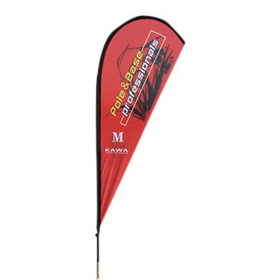 China Health care institute china supplier advertising bass flag beach flag banner for sale