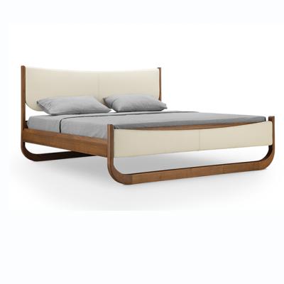 China Modern Elegance Bed Room Furniture Wooden Bed Design Bedroom Bed for sale