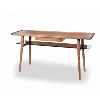 China modern nordic modern console table with wood top for sale