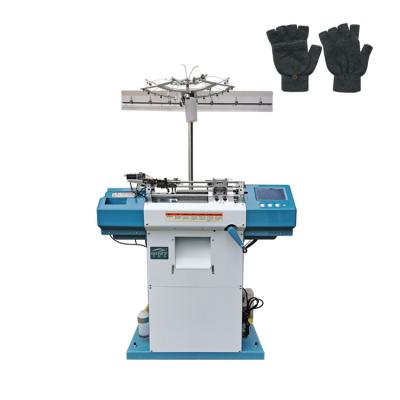 China DAWEI Comfortable Woolen Fingerless Glove Flat Knitting Machine for sale