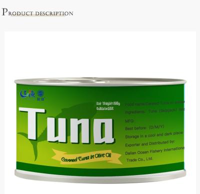 China Convenient Nutrition Canned Tuna Fish Canned Aluminum Tuna Tin Can For Processed Fish Canned Tuna In Oil for sale