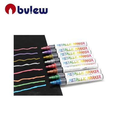 China Wet Erase 8 Color Metallic Chalk Coloring Marker For Coloring for sale