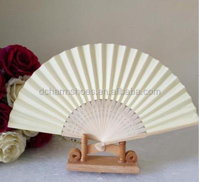 China China Fans Nice Hand Dance Wedding Party Decor Bamboo Folding Handheld Fan for sale