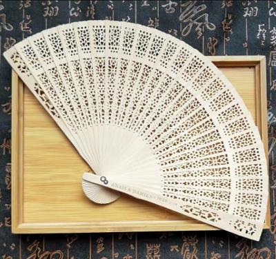 China China Wholesale Customized Wooden Hand Fan For Event And Party for sale