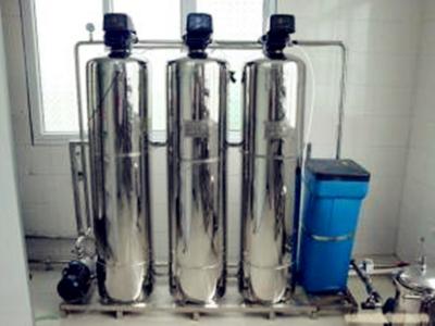 China 1 - 3 TPH Industrial Water Softener Plant For Boiler / Swimming Pool Water for sale