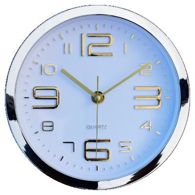 China Antique Style 3D Numbers Wall Clock Sticker 3d Home Decor Plastic Acrylic Wall Clock for sale