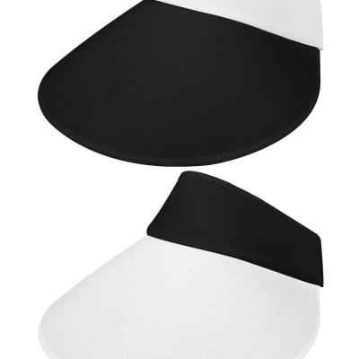 China Large Brim Sun Visor Hats Character Sun Visor Hats Summer Empty Top Hat Adjustable Sun Hat For Women for sale