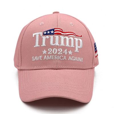 China Factory Price Wholesale COMMON Trump Hat 2024 Adjustable Camouflage Embroidered Baseball Cap for sale