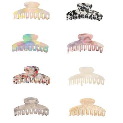 China New Fashion Acetate Hair Keel Soft 9cm Single Claw Clip Claw Clip For Women Hair Accessories for sale