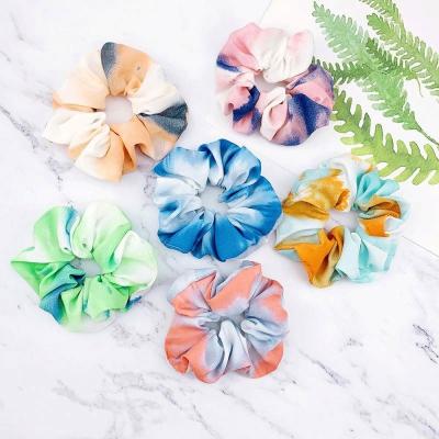 China Sweet Trendy Star Hair Scrunchies Bend Large Intestine Circle Elastic Hair Band Girl Hair Accessories for sale