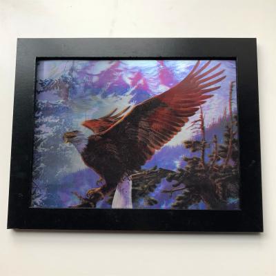 China Bird Europe Shake Effect Image Lenticular Motion 3d Poster Lenticular Animal Picture for sale