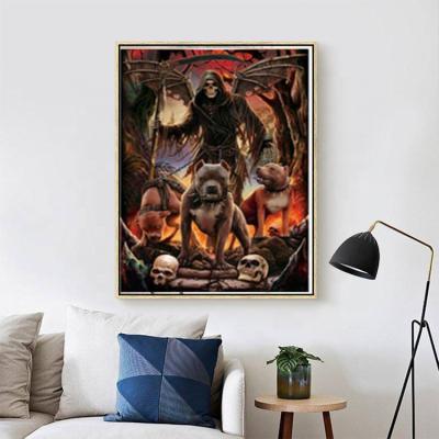 China Europe Devil Image Flip 3d Lenticular Image Flip 3d Image For Decoration for sale