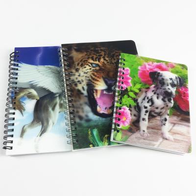 China custom 3D 3D lenticular notebook for kids for sale