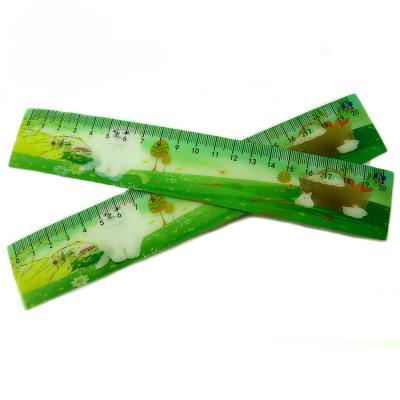 China 3d Lenticular Ruler 30cm 3d Ruler For Promotion Gift For Students for sale