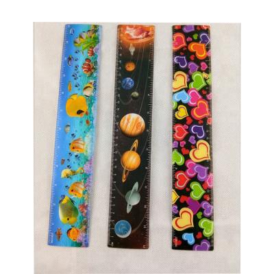 China custom oem 3d lenticular printing 3d ruler for sale