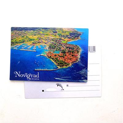 China High Quality Europe Souvenir 3D Lenticular Postcards For Gifts for sale