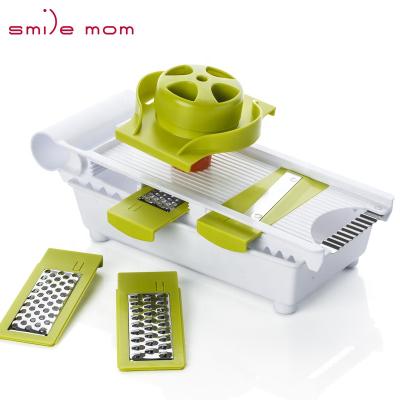 China Sustainable Mum of Smile 6 in 1 Multi Kitchen Manual Vegetable Shredder - Potato Cutter - Slicer Vegetable - Carrot Grater Kitchen Gadgets for sale