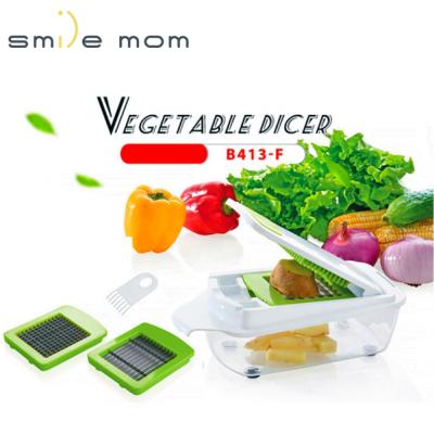 China Multifunctional Fruit&Vegetable Sustainable Tool Mom Smile Mandoline Slicer Cut Vegetable Chopper Slicer for sale