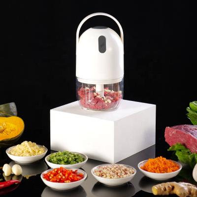 China Usb Home Viable Mini Electric Chopper Speedy Use Rechargeable Portable Vegetable Chopper for sale